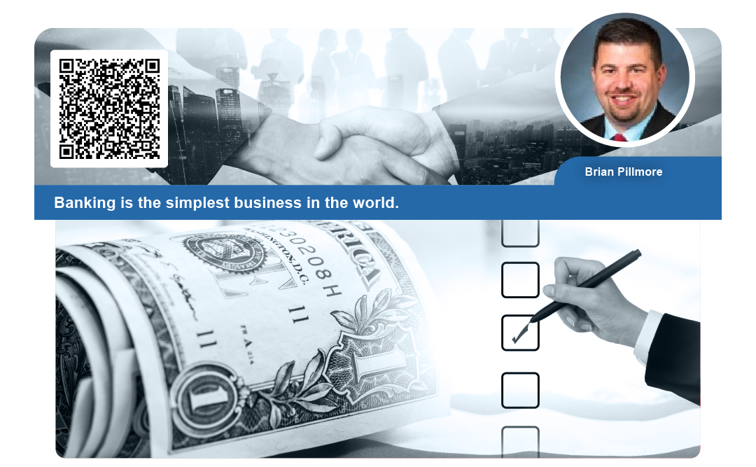 Banking is the simplest business in the world.“Before the quarter starts, you know where 90% of your income is coming from.All you have to do is get the final 10% right.”